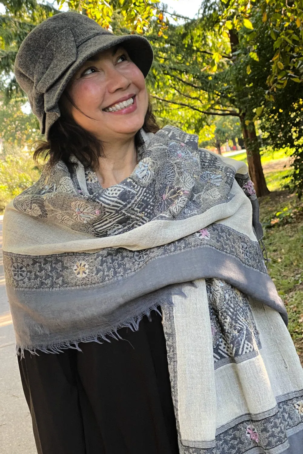 Paper Wool Shawl