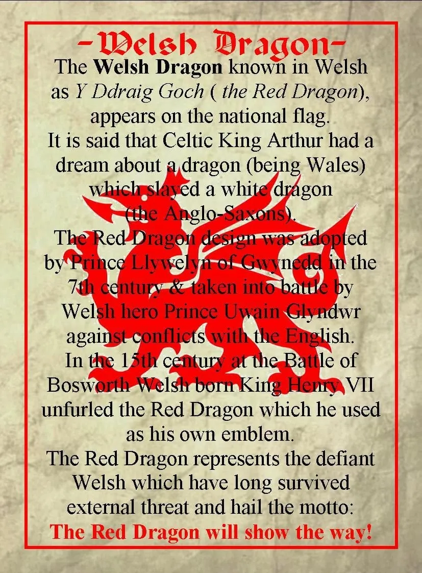 Pewter Welsh Dragon Scarf Ring