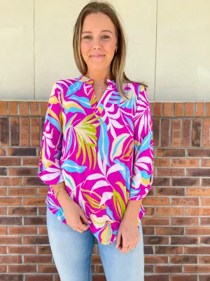 Pink Tropics Top