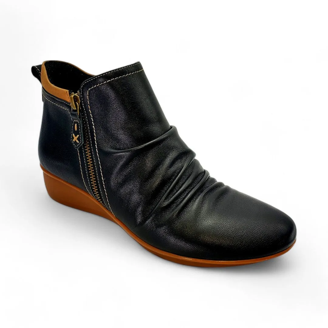 Plymouth Wedge Bootie (Wide)