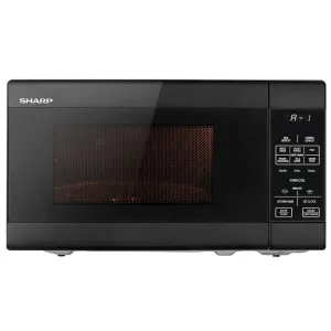 Sharp R211DB 20L Black 750W Compact Benchtop Microwave Oven