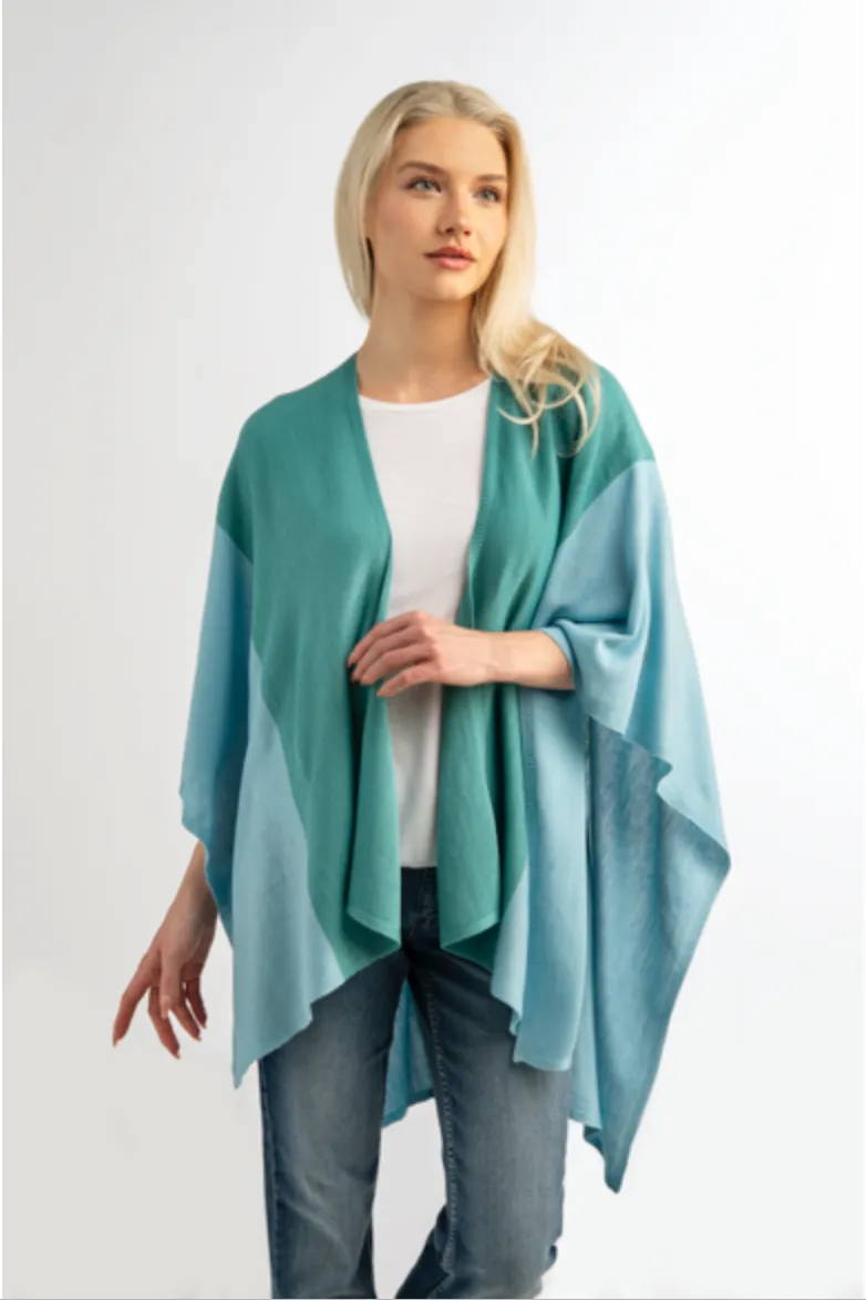 Simply Noelle Color Block Cardi Wrap