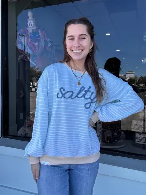Simply Salty Seafoam Sweater