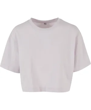 Soft Lilac - Women’s short oversized tee